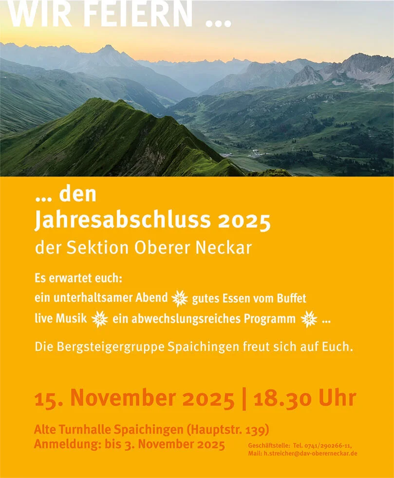 Jahresabschluss Sektion Oberer Neckar | © Sektion Oberer Neckar