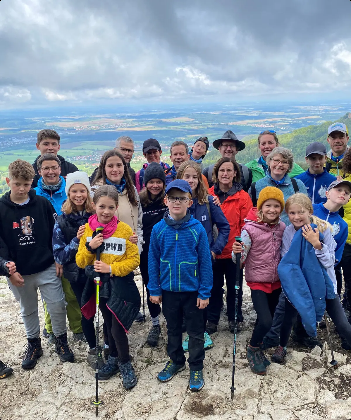 Familiengruppe am Albtrauf | © Ute Maurer