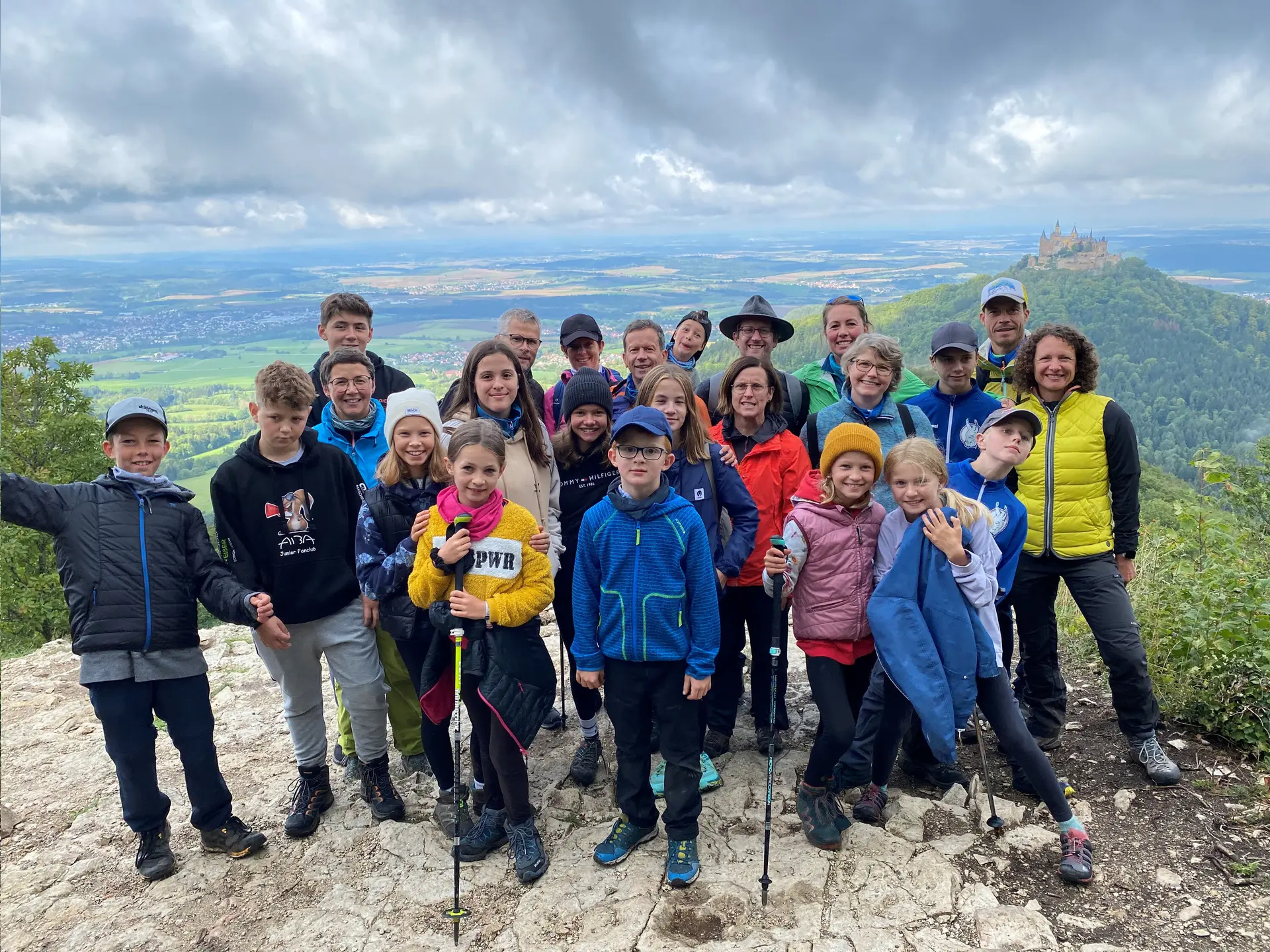 Familiengruppe am Albtrauf | © Ute Maurer