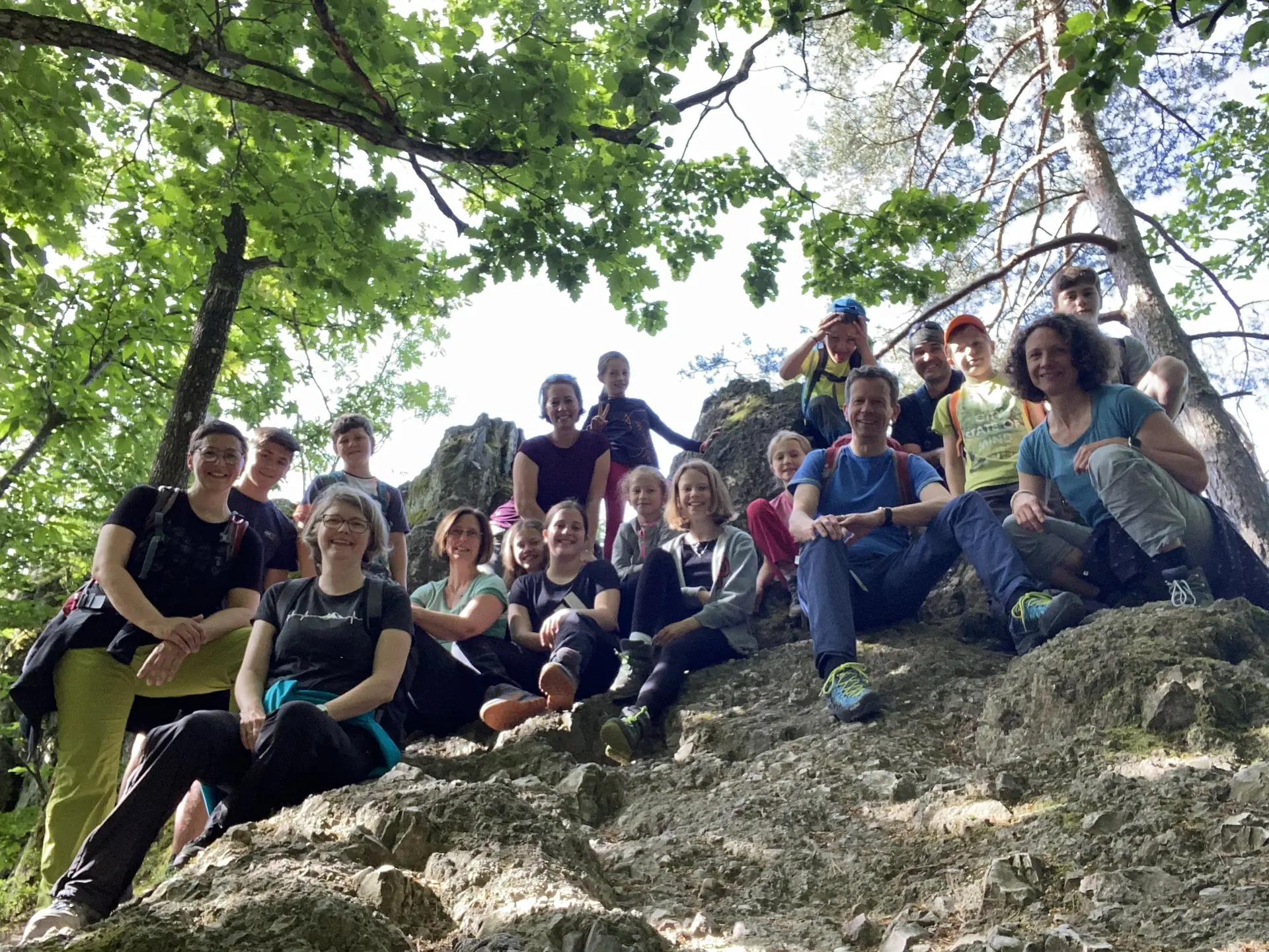 Familiengruppe unterwegs | © Ute Maurer