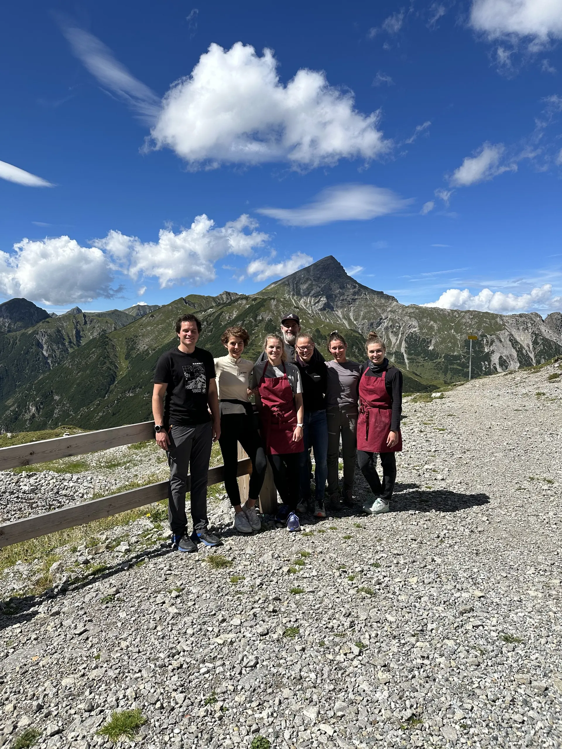 Hüttenteam  | © Angelika Wolf 