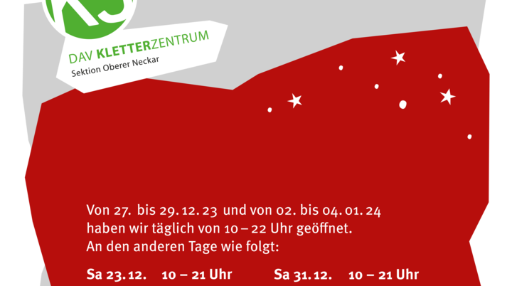 Öffnungszeiten K5 über Weihnachten und Neu Jahr | © Susanne Benkler